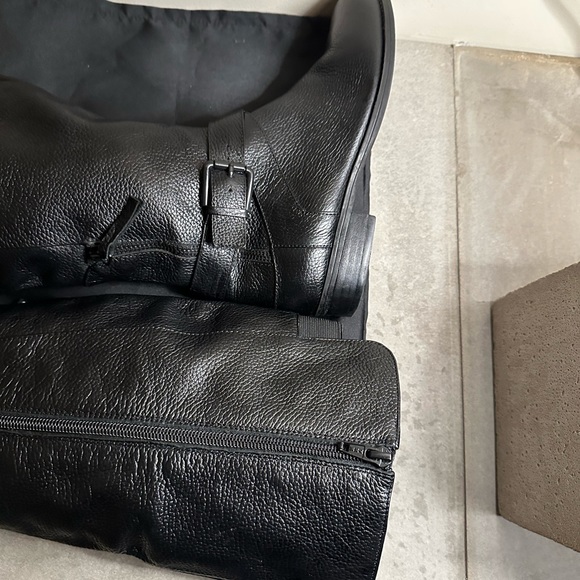 9 West size 5 1/2 leather upper boots - - Picture 4 of 11